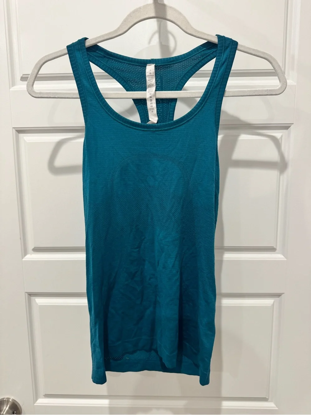 lululemon athletica Teal Racerback Tank Top